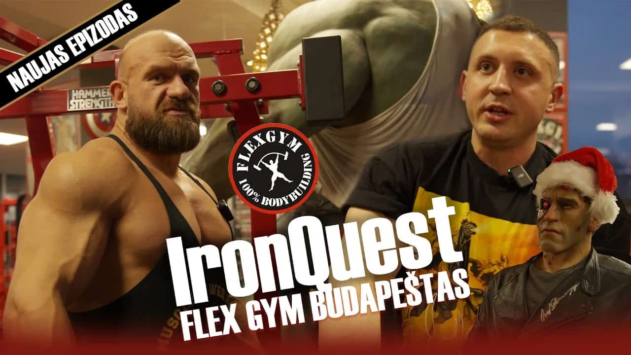 Ironvytas ir Žygimantas Juodzevičius Flex Gym Budapešte (IronQuest)
